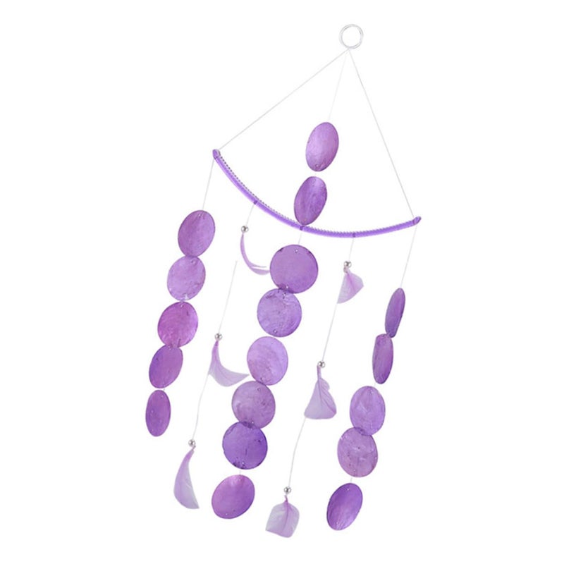 Natural Seashell Wind Chime for Home Garden Decor Indoor Outdoor Melodious Soothing Sound - Image 2