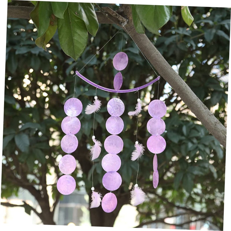 Natural Seashell Wind Chime for Home Garden Decor Indoor Outdoor Melodious Soothing Sound - Image 5