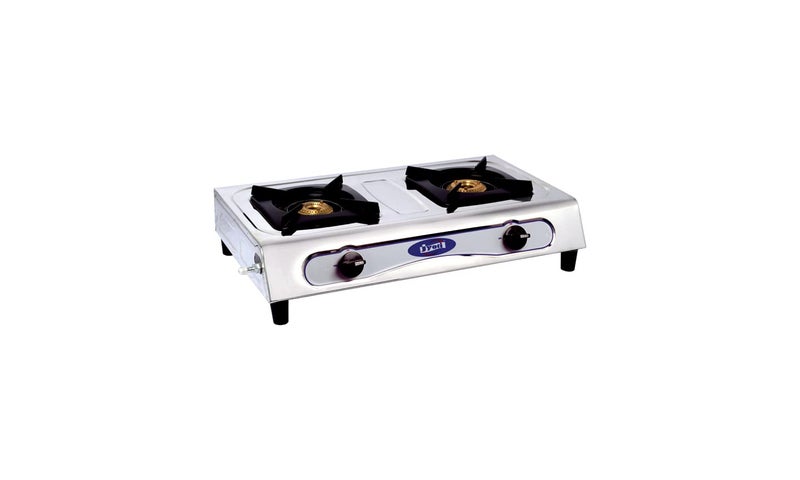 Jyoti 2 Burner Stainless Steel Top Gas Stove Jyoti 206 SS Non Auto - Image 1