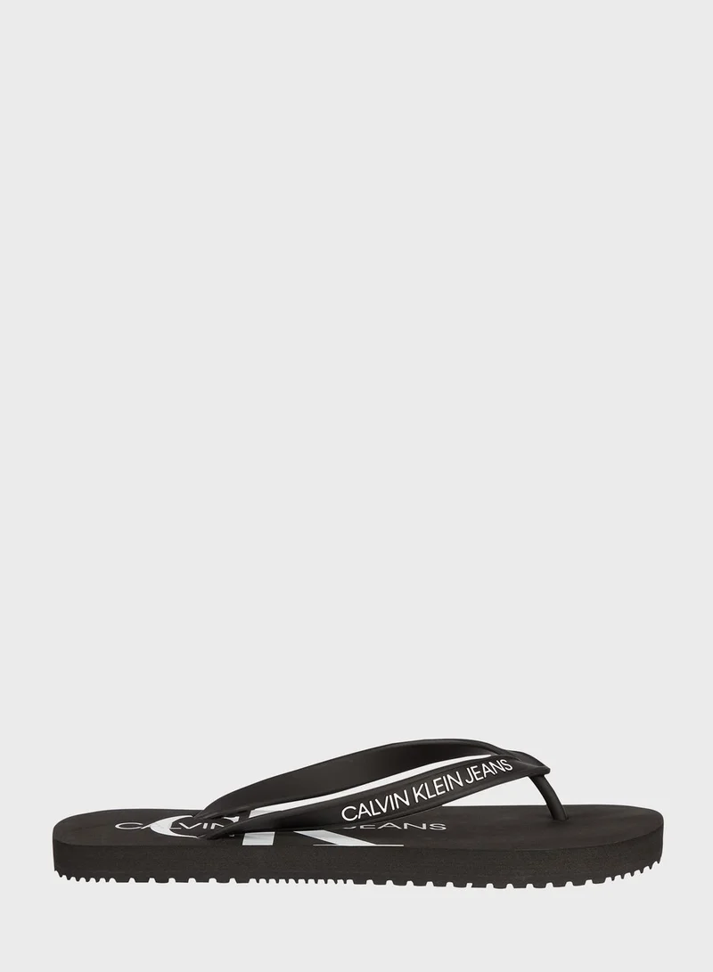 CALVIN KLEIN Monogram Flip Flop