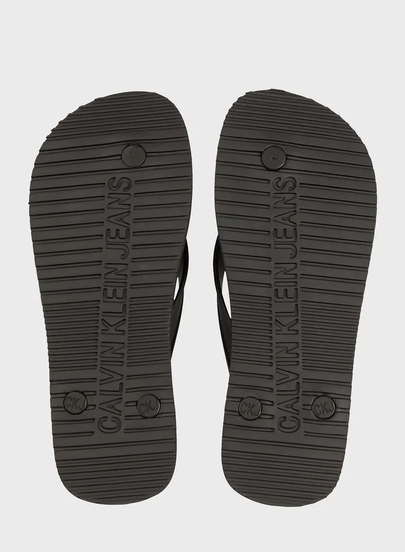 CALVIN KLEIN Monogram Flip Flop