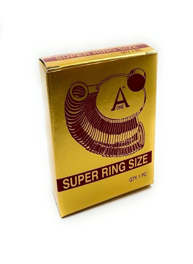 Aone Universal Ring Sizer Gauge With International Markings For Measuring Finger Ring Sizes Featuring 36Pcs Flat Rings For Jewellery Making, Jewellery Repair & Hobby Crafts Diy, Steel - Image 4