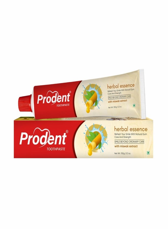 Prodent Miswak Herbal Toothpaste for Gum Care, Cavity Protection & Plaque Removal | Contains Natural Miswak Extract | Paraben & SLS Free | 150g - Image 1