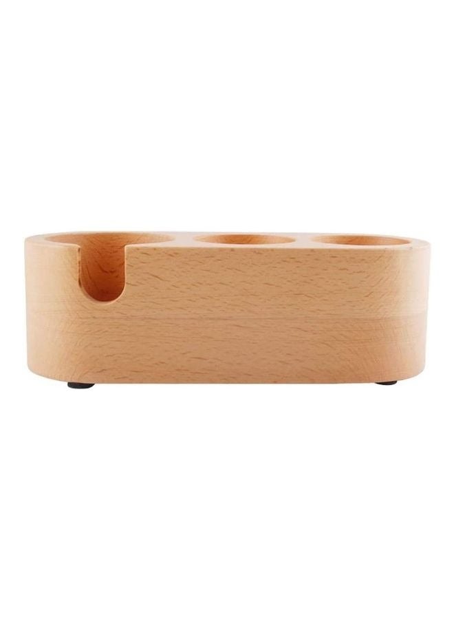 Coffee Filter Anti-Tamper Bracket,Exquisite and Wooden Coffee Filter Tamper Holder Coffee Tamper Station Prevent Slipping for Coffee Machine Handle Holder, Espresso Tamper Mat Stand Tamper Station  - Image 2