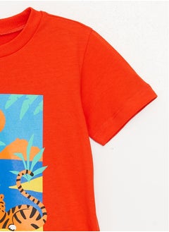 LC WAIKIKI Poncho Crew Neck Printed Baby Boy T-Shirt  - Image 3