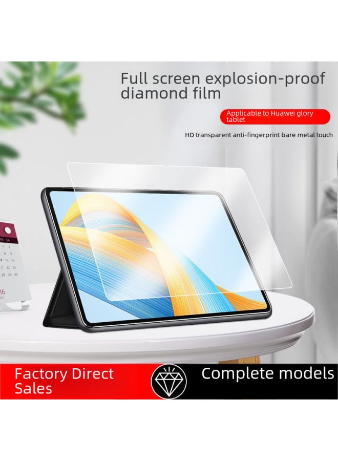 غشاء حماية مسطح مقوى لهاتف Honor V8/8pro، Huawei Matepadpro11 SE/Air HD - اللون: M5 10.1 بوصة/C5 10.1 بوصة - الأبعاد: 【غشاء أخضر】 قالب غشاء مقوى بقوس 2.5D - Image 1