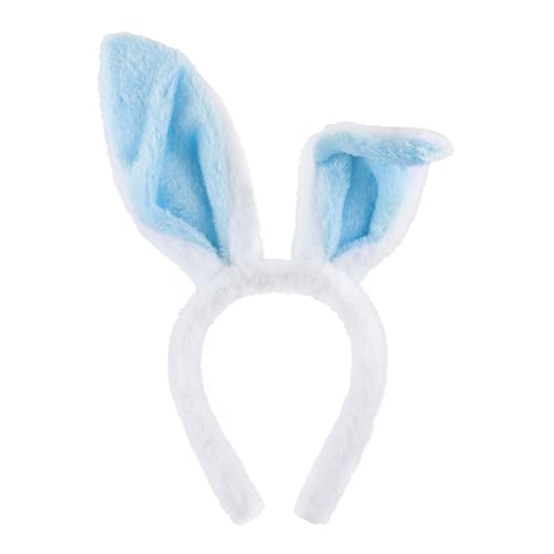 TopTie Easter Bunny Ears Headband for Adults & Kids, Plush Rabbit Hair Hoop Cosplay Costume - Image 1