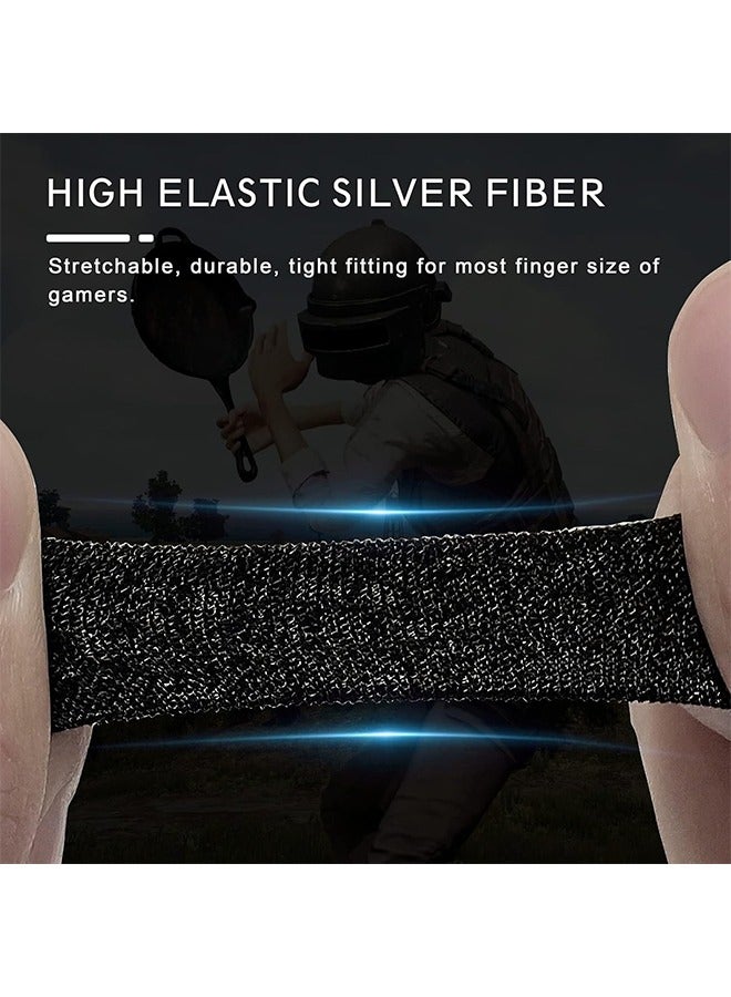 Anti Sweat Gaming Finger Sleeves, Premium Super-thin Breathable Silver Fiber Thumb Finger Gloves, High Touch Sensitivity（12 Pcs）  - Image 5