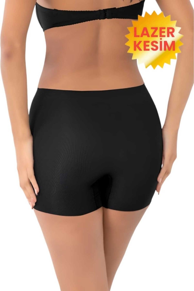Tezzgelsin Women's Laser Cut High Waist Boxer Corset - Image 3