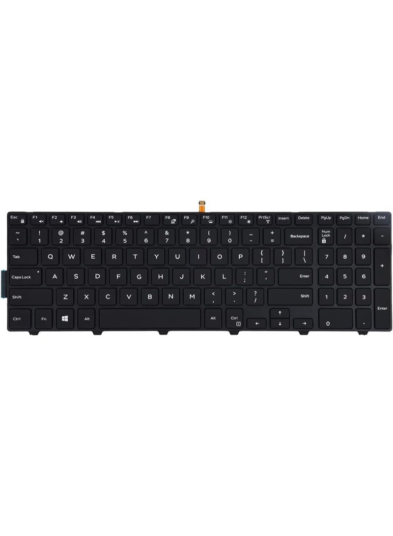 Terabyte Replace Keyboard for Dell inspiron 15 3000 5000 3541 3542 3543 3551 3552 3558 3593 5542 5545 5547 5755 5551 5558 5552 5758 5759 5559, inspiron 17 5000 5748 5749 5755 5758 5759 Laptop with Backlit - Image 2