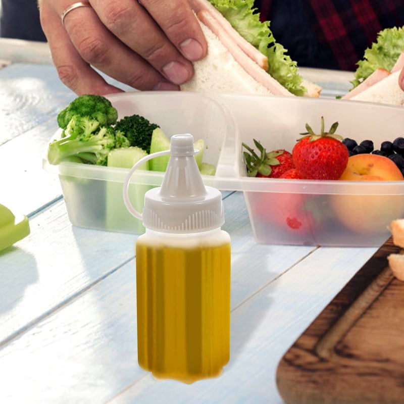 8pcs Squeezing Bottles Salad Dressing Bottles Kitchen Gadgets - Image 5