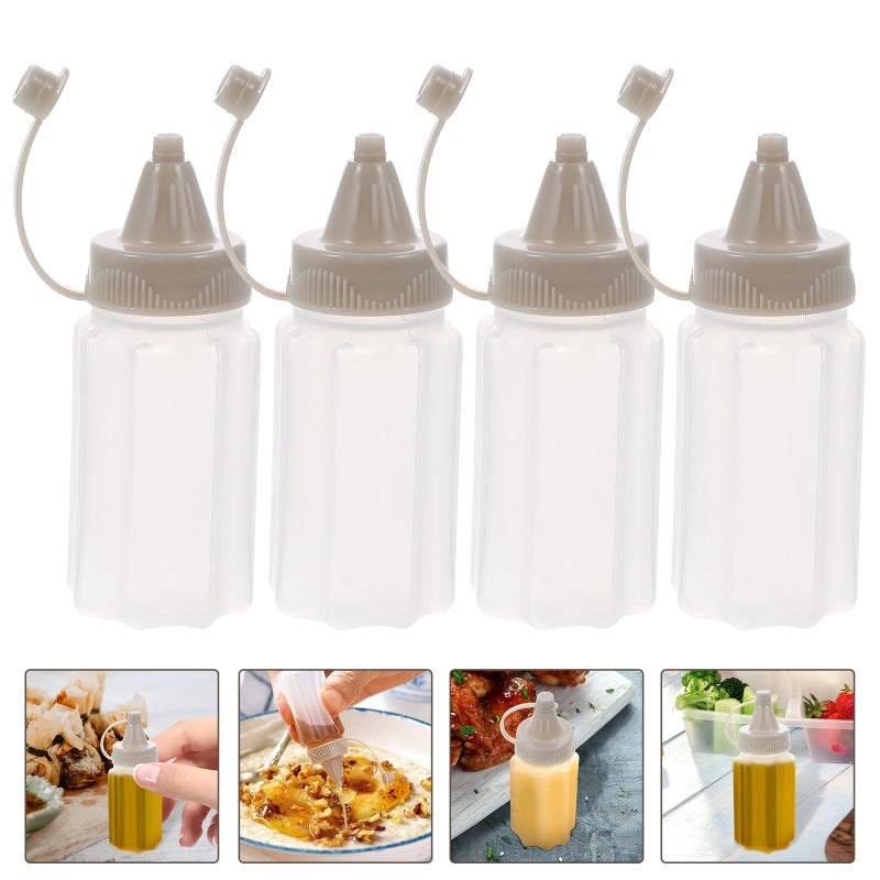 8pcs Squeezing Bottles Salad Dressing Bottles Kitchen Gadgets - Image 1