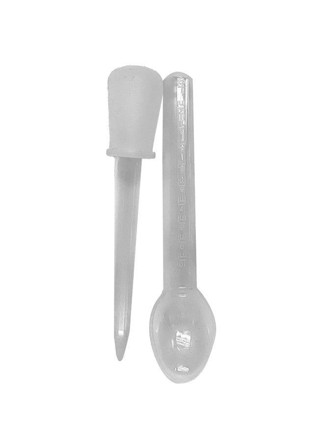 Dagcros Baby Spoon & Medicine Dropper Combo – BPA-Free Feeding Spoon Set with Cat Handle + Silicone Medicine Dispensers for Newborns & Infants - Image 2