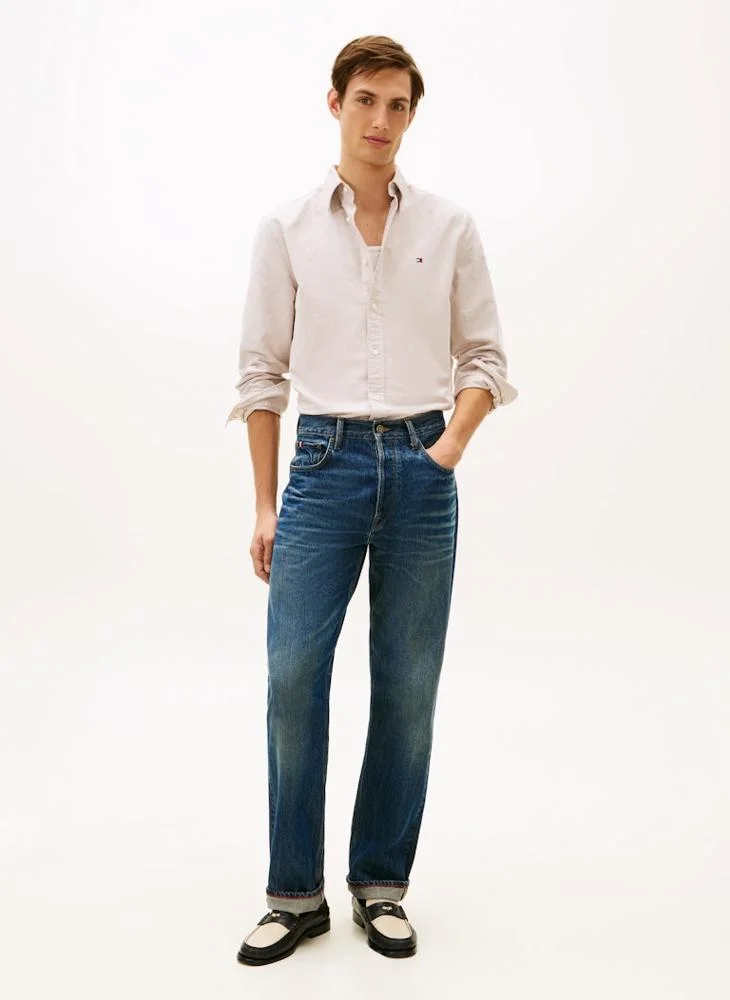 TOMMY HILFIGER Solid Heritage Oxford Regular Fit Shirt