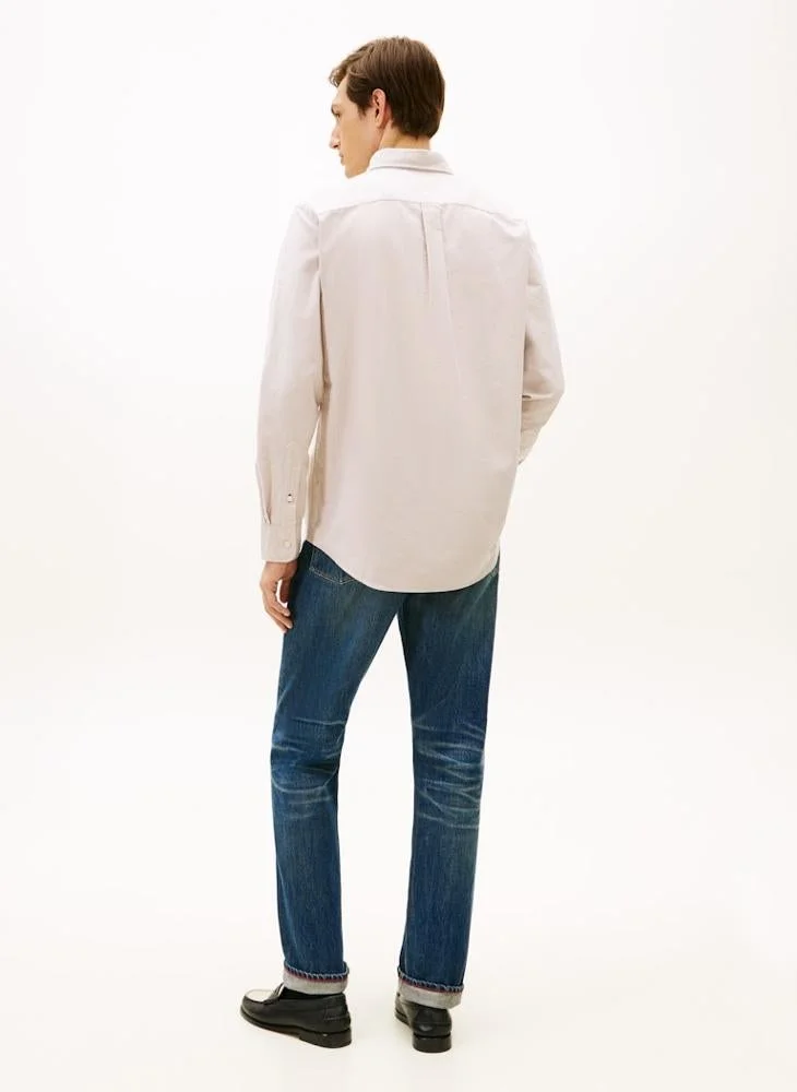 TOMMY HILFIGER Solid Heritage Oxford Regular Fit Shirt