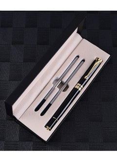 PARKER Expert Ballpoint Pen Black with Chrome Trim Luxury Line 0.5mm Tip Come 2 Pieces Ink Refill Nice BallPens Classy Gift Box for Student Executive Office  - Image 1