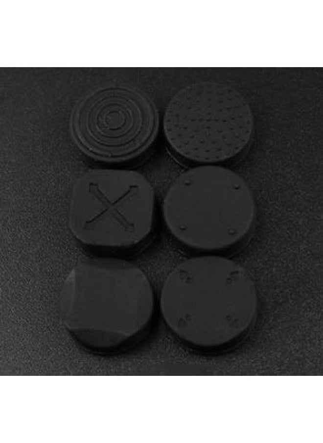 Generic - PSV Rocker Cap PSV10002000PSVITA Rocker Key Cap Key Cap Key Sleeve Six Cycles-Product Color:Black Set Of 6 - Image 1