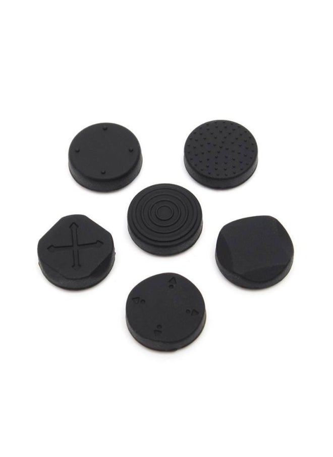 Generic - PSV Rocker Cap PSV10002000PSVITA Rocker Key Cap Key Cap Key Sleeve Six Cycles-Product Color:Black Set Of 6 - Image 1