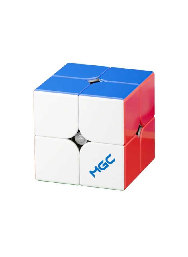 YJ MGC2 Beta 2x2 Magnetic Ball Core & UV-coated Speedcube - Image 2