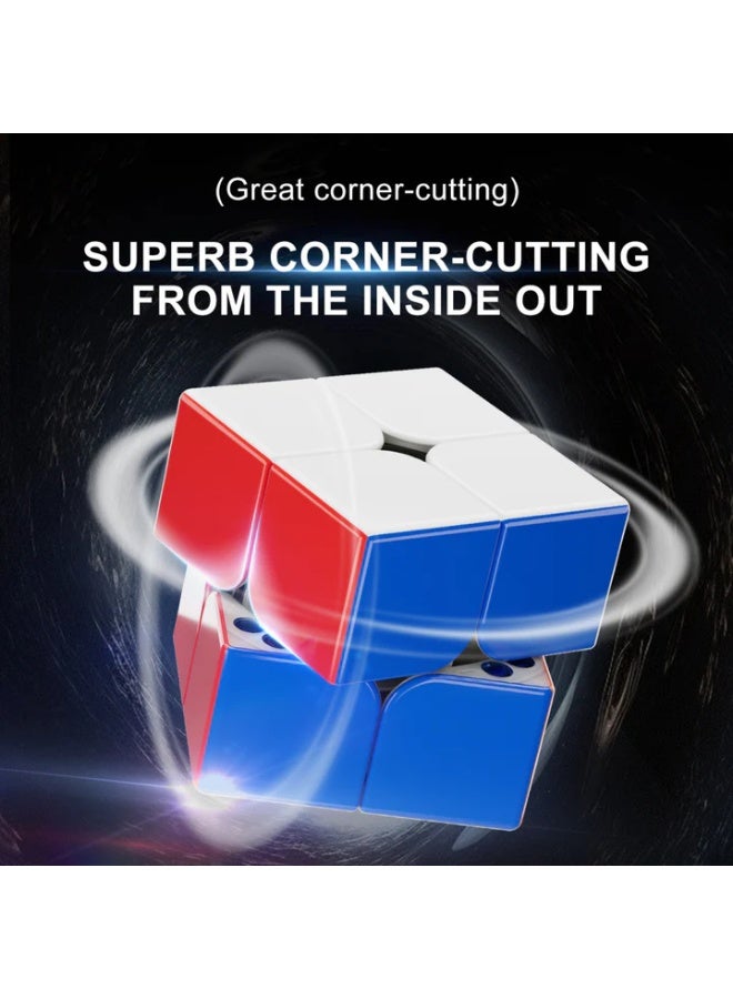 YJ MGC2 Beta 2x2 Magnetic Ball Core & UV-coated Speedcube - Image 3