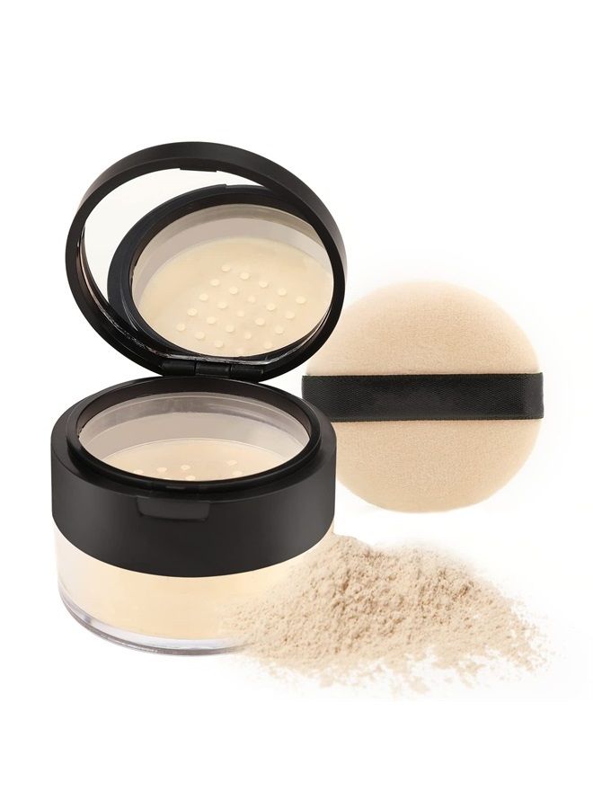 Boobeen Oil Control Loose Powder Translucent Setting Powder Smooth Loose Face Powder, Lightweight&Long Lasting Makeup Setting Foundation Powder, Matte Tint - Image 1