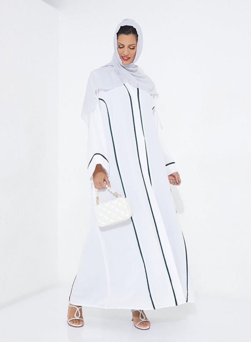 روزيت عباية عباية بتصميم خطوط خضرا  - Image 4