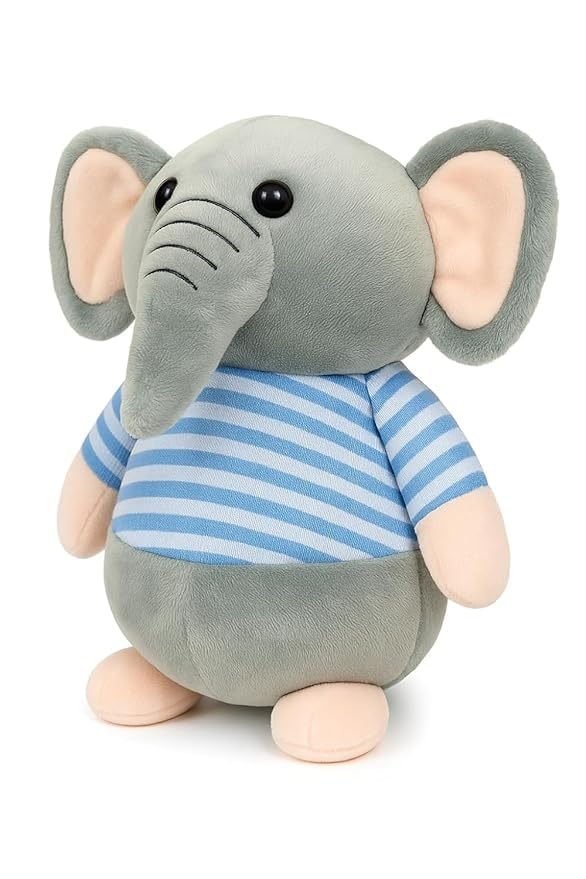 Softdreams Soft Plush Toy for Kids – Cute Stuffed Toy – Soft Cuddly Toy for Baby Boys & Girls, Return Gift - Elephant 20cm - Image 1