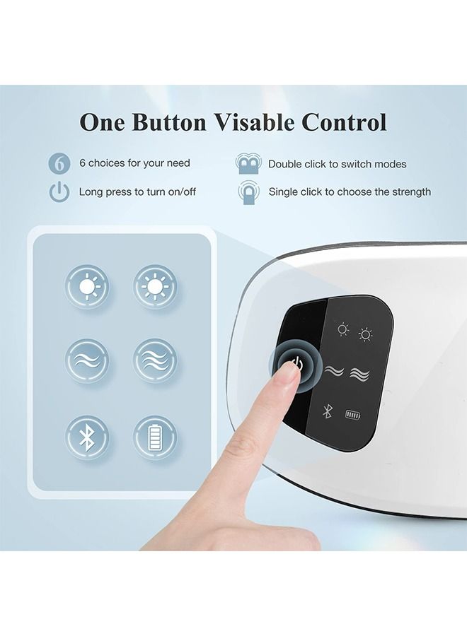 Generic Smart Eye Massager  with Bluetooth Music Heat Compression  - Image 5