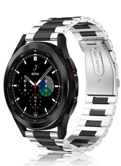 KASTWAVE Watch Band for Samsung Galaxy Watch 4 40 / 44mm and Classic 42 / 46mm / Watch 3 41mm/ Watch 42mm / for Galaxy Watch Active2 / Active/for Galaxy Watch 42mm with 20mm Stainless Steel Metal Band  - Image 1