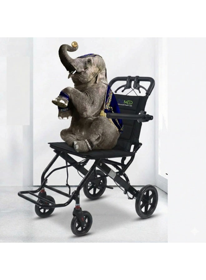 ZidMed Portable Wheelchair – Your Companion for Travel and Daily Mobility - Image 2