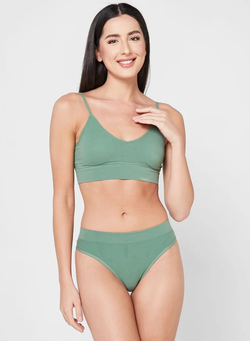 Ginger Bralette & Bikini Brief Set