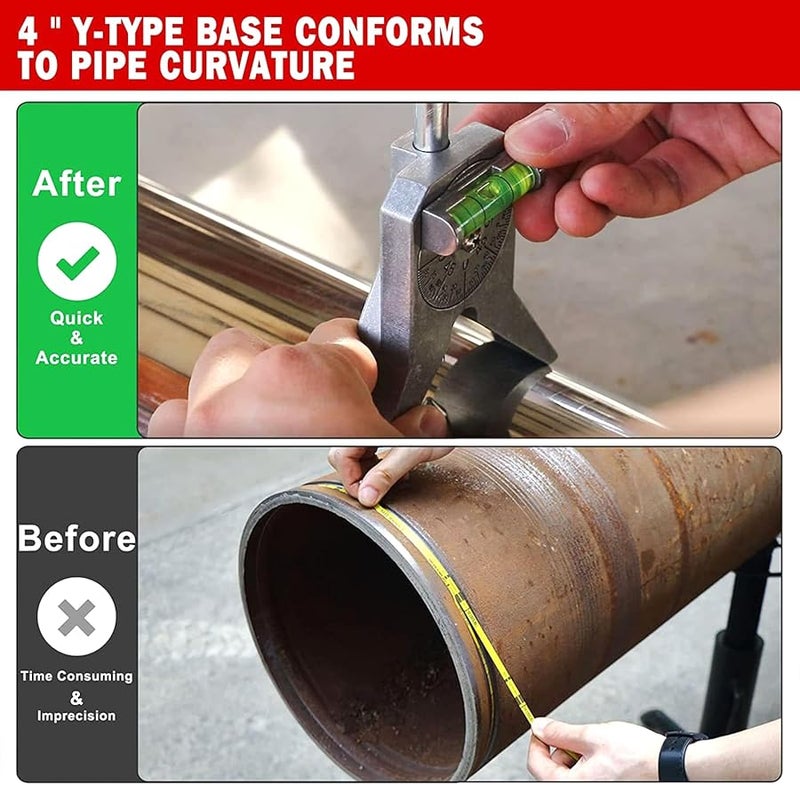 Pipe Marker Centering Head Tool For Welding Alignment Positioning And Measurement - Image 4