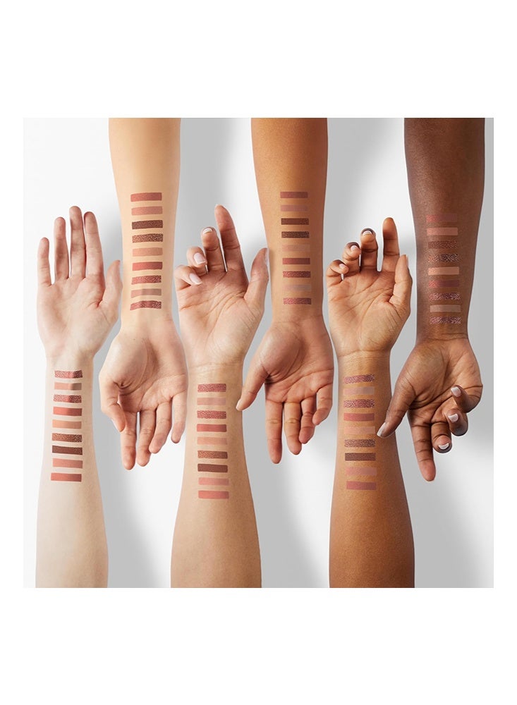 ديكالو باليت ظلال عيون بـ 9 ألوان شامبانيا وذهب وردي، مكياج ظلال عيون شديدة الصباغة لامعة باللون الوردي، باليت ظلال عيون عارية مع لمعة لامعة، ظلال عيون طويلة الأمد مقاومة للماء وسهلة الدمج بمظهر طبيعي #04 - Image 4