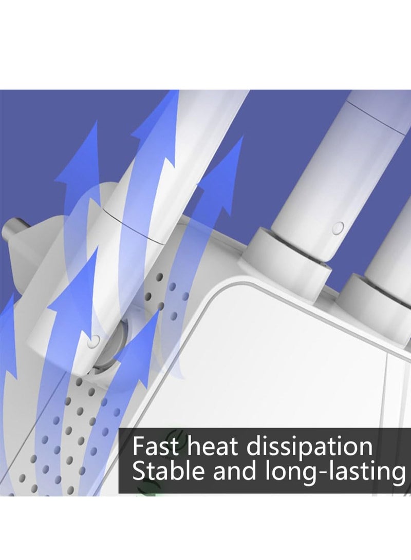 موسع WiFi، إشارة WiFi. 5G ثنائي النطاق 1200 ميجا بت في الثانية أسرع موسعات WiFi طويلة المدى معززة تغطي ما يصل إلى 9956 قدم مربع. مقوي إشارة موسعات WiFi للمنزل، مكرر الإنترنت. - Image 4