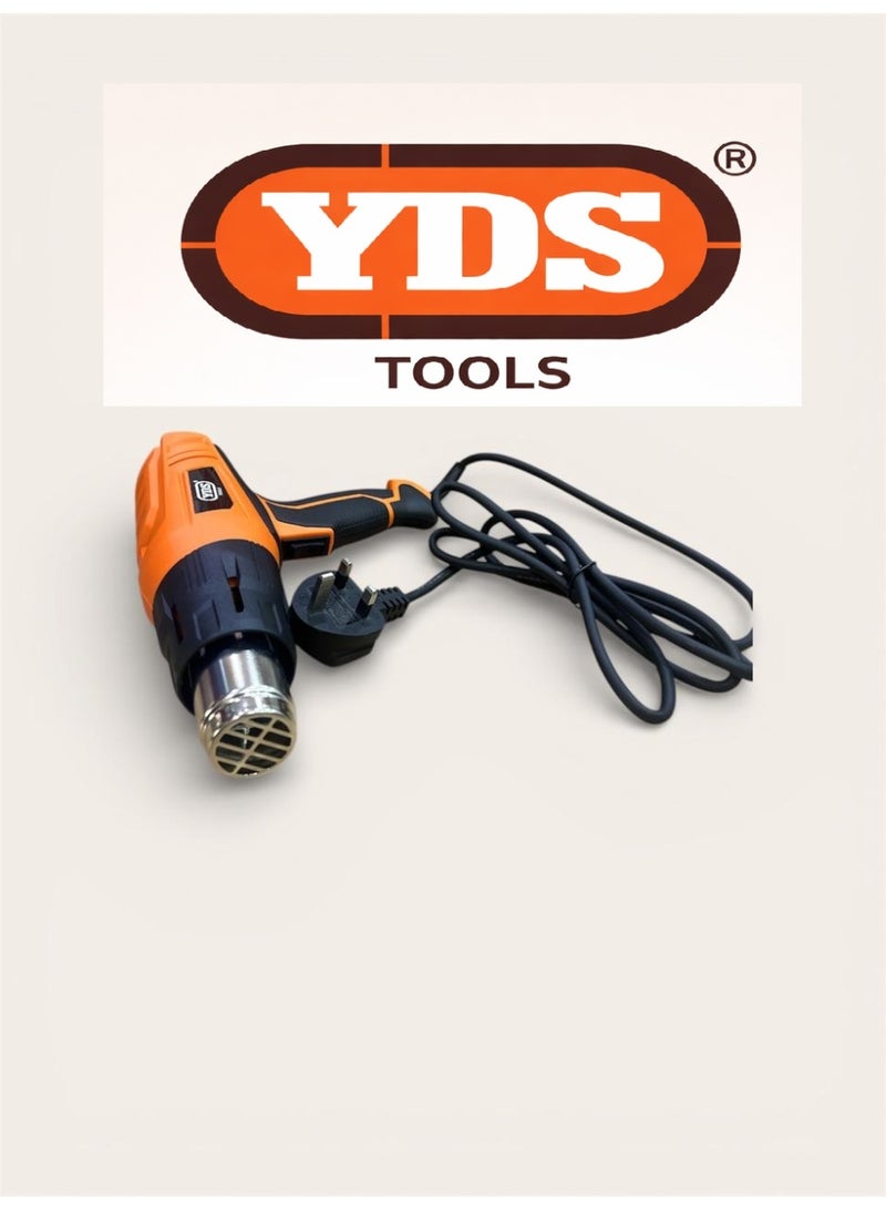YDS Professional Heat Gun 2000W – Dual Temperature Heat Control Up to 600°C – Model YDS-R2000 - Image 2