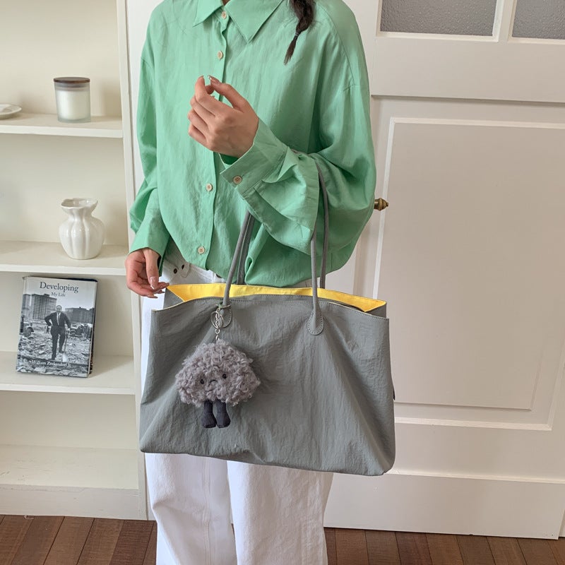 Women's Waterproof Lightweight Nylon Tote Shoulder Bag - Image 5