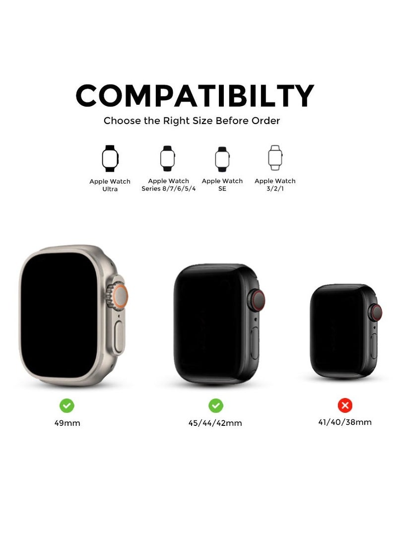 ELTRAZONE Stainless Steel Strap for iWatch 49mm 46mm 45mm 44mm 42mm – Silver Metal Replacement Band for Apple Watch Ultra 3 | Ultra 2 | Ultra | Series 10 9 8 7 SE 6 5 4 3 2 1 – Durable, Adjustable, and Stylish Design - Image 2