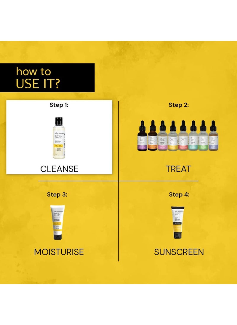 Deconstruct Niacinamide Brightening Facewash | 2% Niacinamide + 2% Liquorice Root Extract | Cleanses, Brightens | Face Wash for Tan Removal, Clear and Bright Skin & Glowing Skin | 100 ml  - Image 3