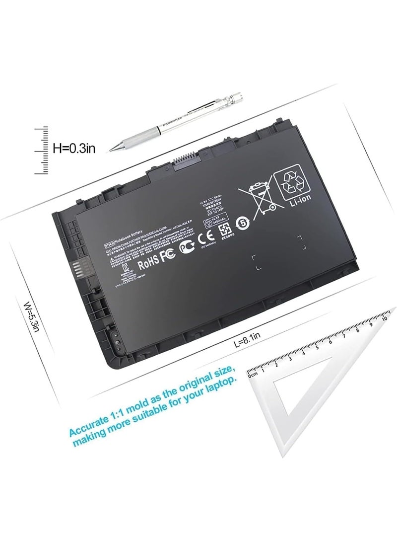 Terabyte new (BT04/BT04XL) compatible battery is with HP EliteBook Folio 9470, 9480, 9470M, and 9480M, replacing part numbers H4Q47AA, H4Q48AA, Replace - Image 3