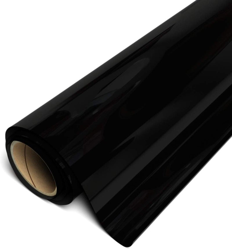 Siser EasyWeed Matte Black HTV 118x1yd Roll  Iron on Heat Transfer Vinyl - Image 1