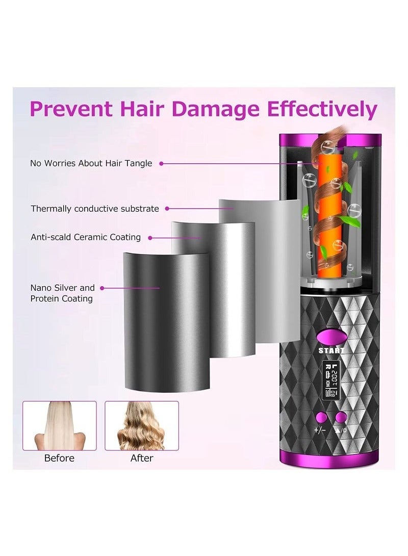 HAVEN Wireless Automatic Curling Iron with Rechargeable Battery - Image 2