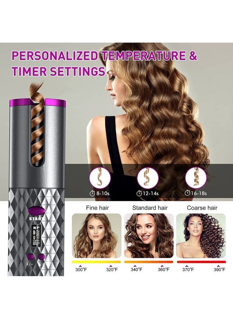 HAVEN Wireless Automatic Curling Iron with Rechargeable Battery - Image 5