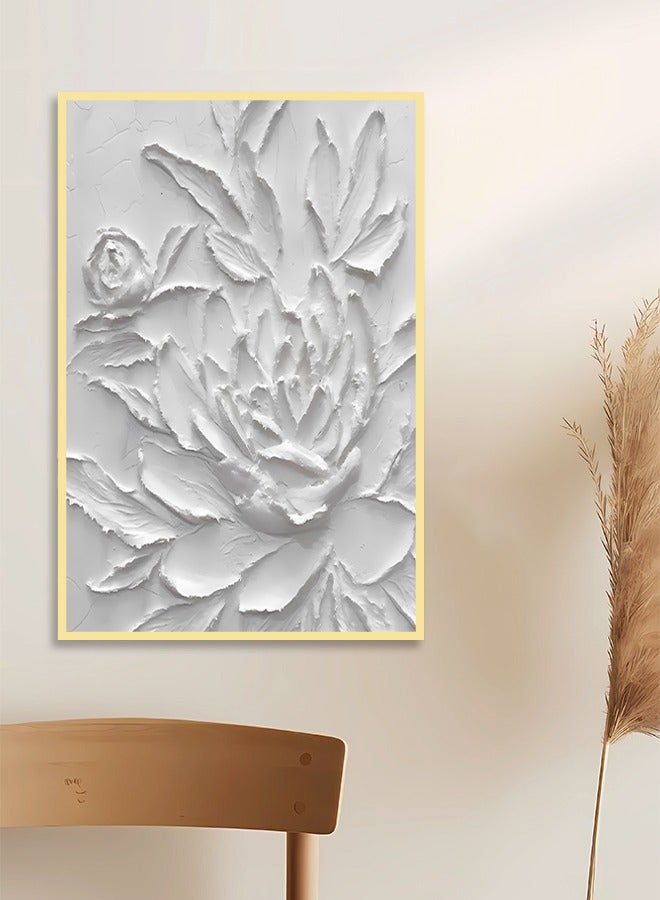 4gdran Canvas Wall Art For Wall Decoration Abstract Design With A Hollow Frame Size 120x80cm One Piece  - Image 1