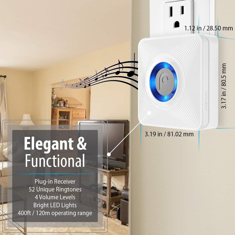 Fosmon WaveLink 51046HOMUS Add-On Receiver Unit (No Sensor or Transmitter) - White - Image 3