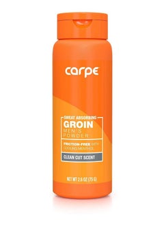Carpe Carpe Sweat Absorbing Groin Powder (For Men) - Designed for Maximum Sweat Absorption - Mess and Friction Free, Stop Chafing  - Image 1