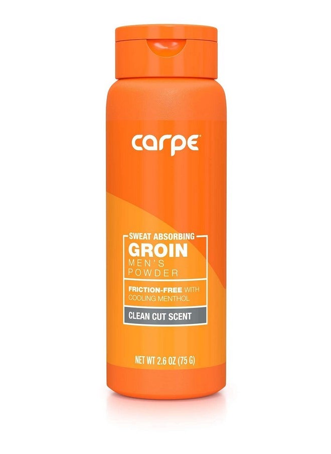Carpe - Carpe Sweat Absorbing Groin Powder (For Men) - Designed for Maximum Sweat Absorption - Mess and Friction Free, Stop Chafing - Image 1