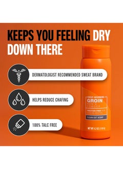 Carpe Carpe Sweat Absorbing Groin Powder (For Men) - Designed for Maximum Sweat Absorption - Mess and Friction Free, Stop Chafing  - Image 2