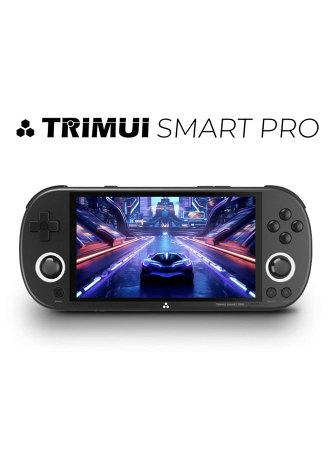 TRIMUI Smart Pro Open Source Handheld Game Machine Retro Arcade HD 4.96 Inch Game Machine-Product Color:White (in Stock) English-Model:No Card As Standard