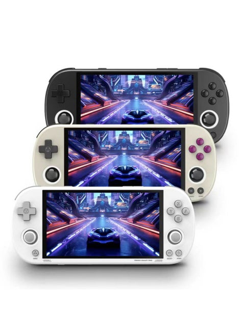 TRIMUI Smart Pro Open Source Handheld Game Machine Retro Arcade HD 4.96 Inch Game Machine-Product Color:White (in Stock) English-Model:No Card As Standard