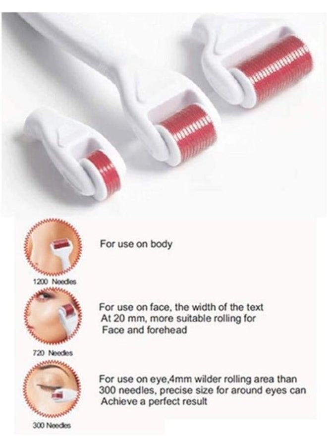 Derma Roller 4 in 1 skin care set - Image 2
